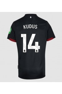 Fotbalové Dres West Ham United Mohammed Kudus #14 Venkovní Oblečení 2024-25 Krátký Rukáv